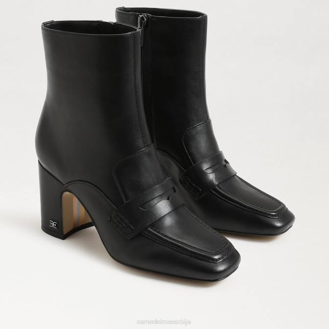 Жене обућа Sam Edelman фена глежњаче Црна кожа 20FH853